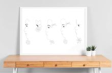 Load image into Gallery viewer, Detailed Side Profile Line Art Poster