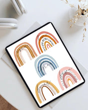 Load image into Gallery viewer, Boho Rainbow Birth Announcement