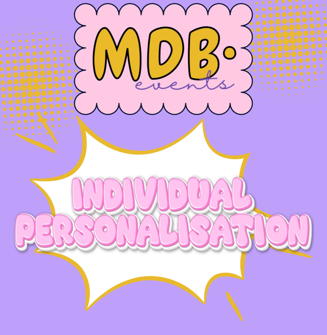 Individual Personalisation