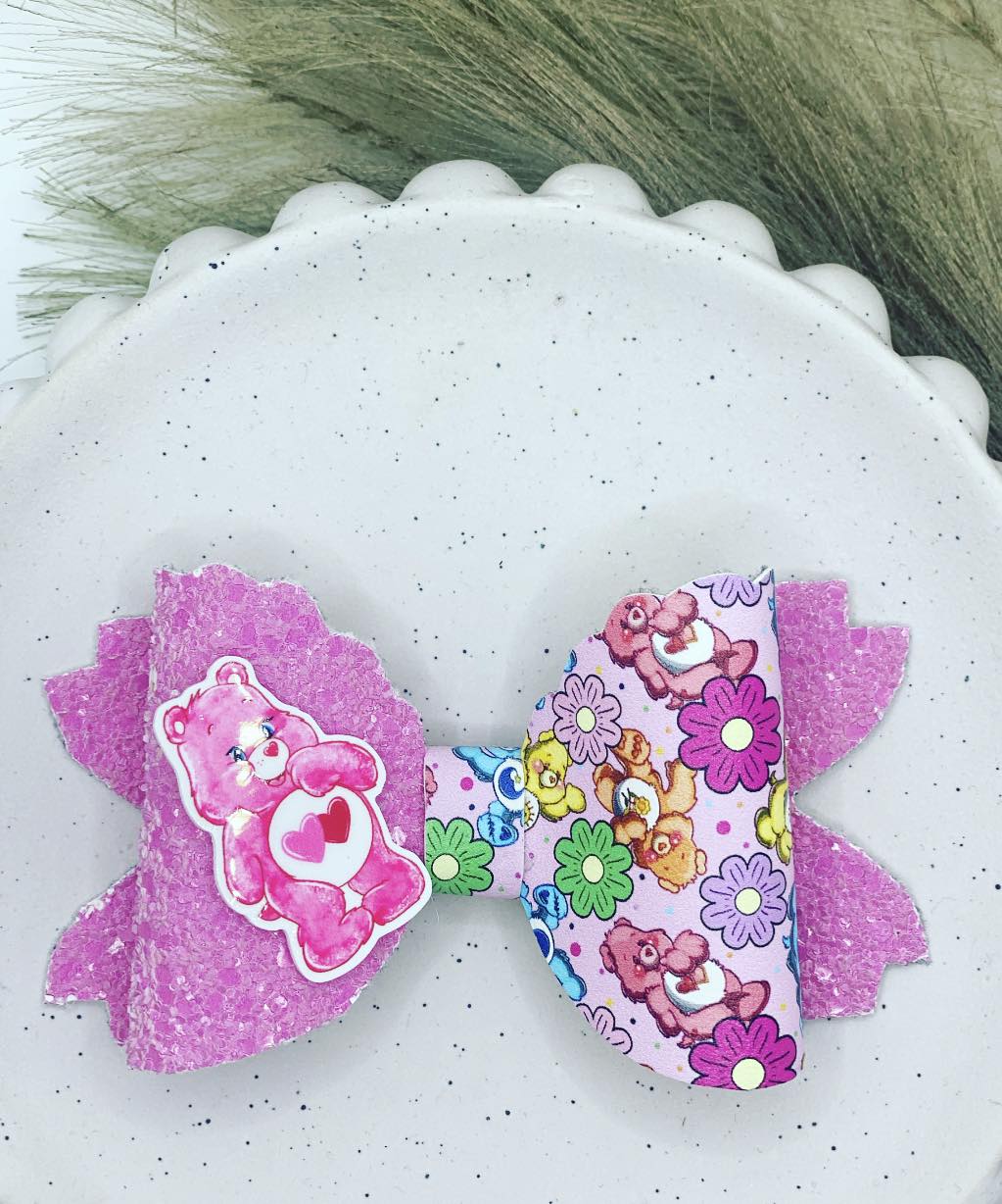 Pink Bear 'Ally Planar Bow'