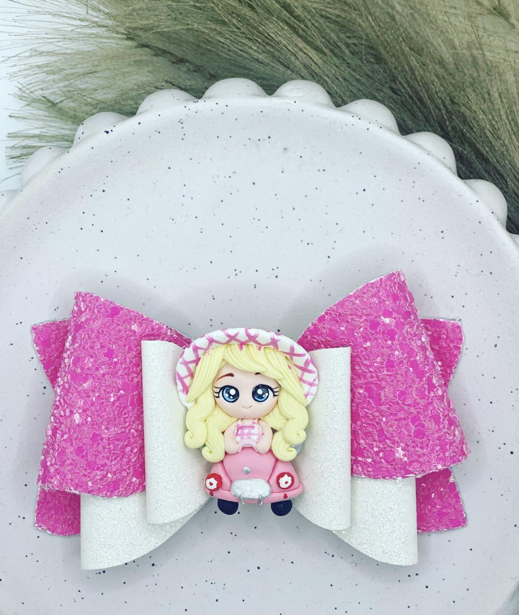 Malibu Girl 'Pebbles Clay Bow'