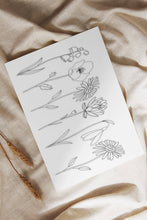 Load image into Gallery viewer, Birth Flowers in a Row
