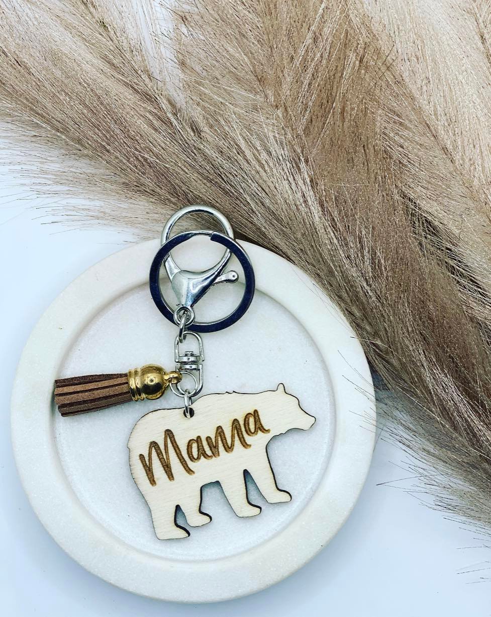 Mama Bear Keychain