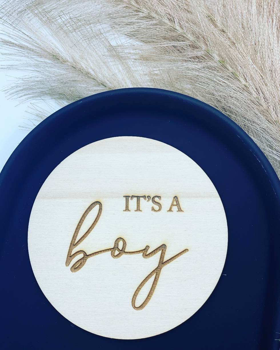 Its a Boy Plaque