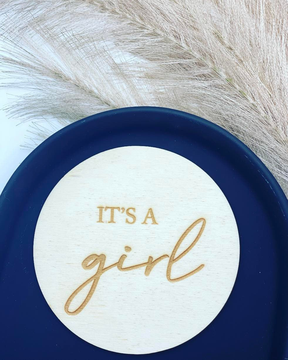 Its a Girl Plaque
